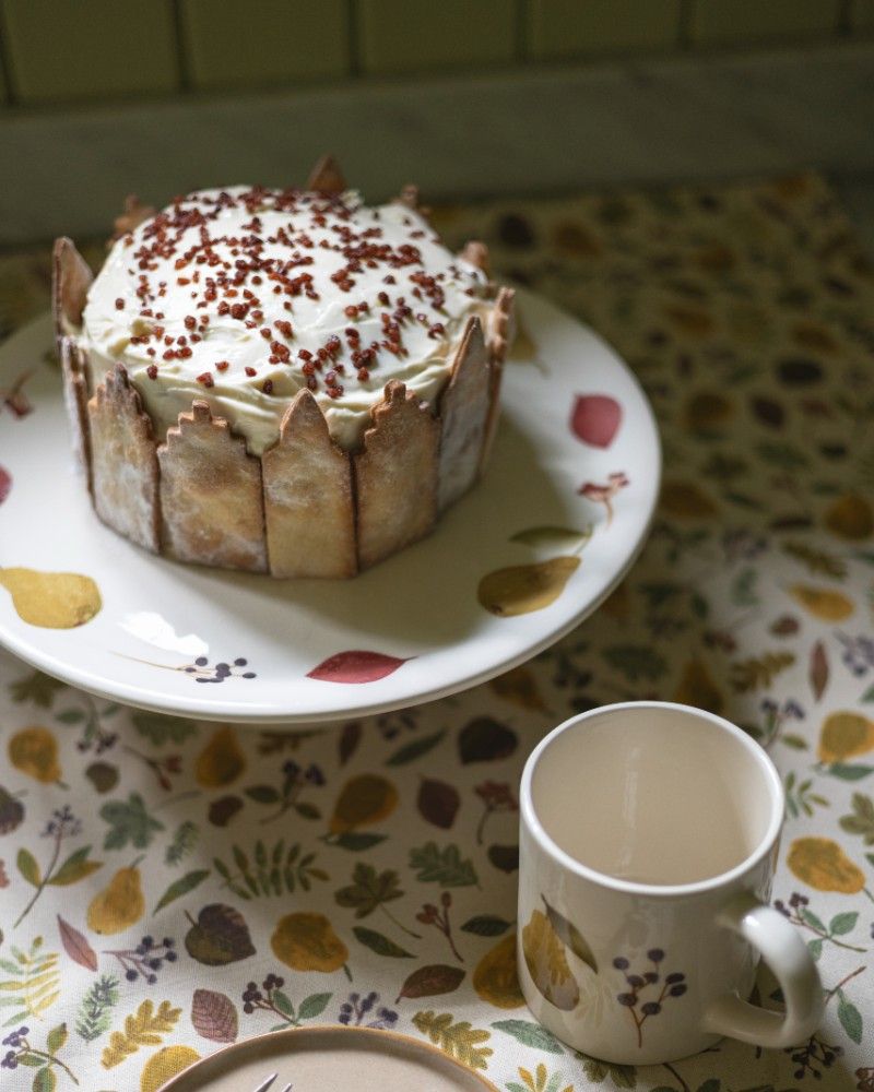 Wintertaart met stroopwafel 