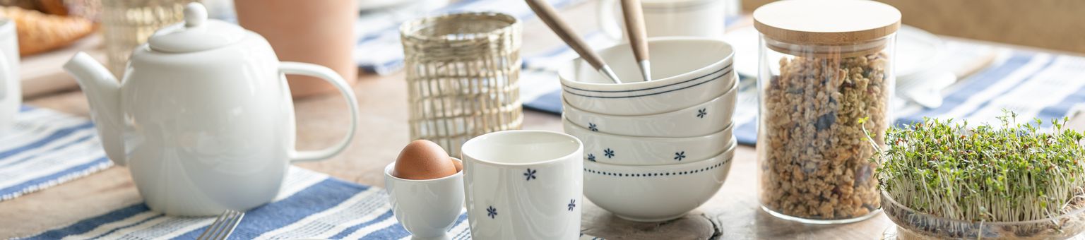 Servies, 'Blauw wit', porselein Servies, 'Blauw wit', porselein