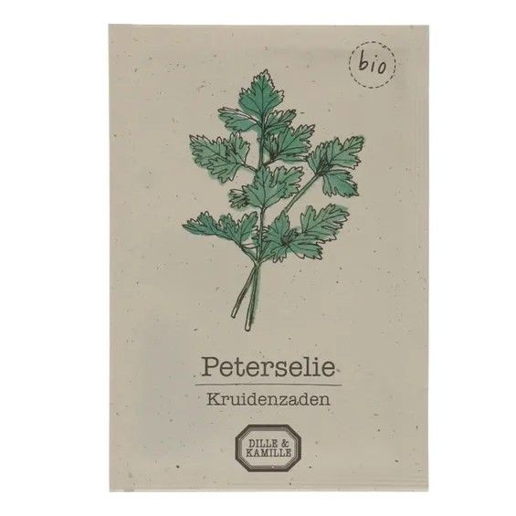 Peterselie zaadjes van Dille & Kamille