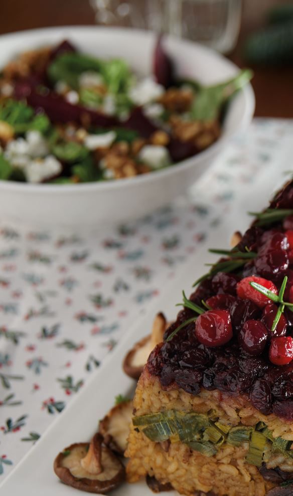Salade met geroosterde biet, feta en walnoten Salade met geroosterde biet, feta en walnoten