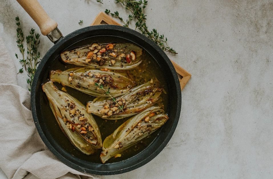 Chicorée mit brauner Butter und Dukkah | Dille &amp; Kamille