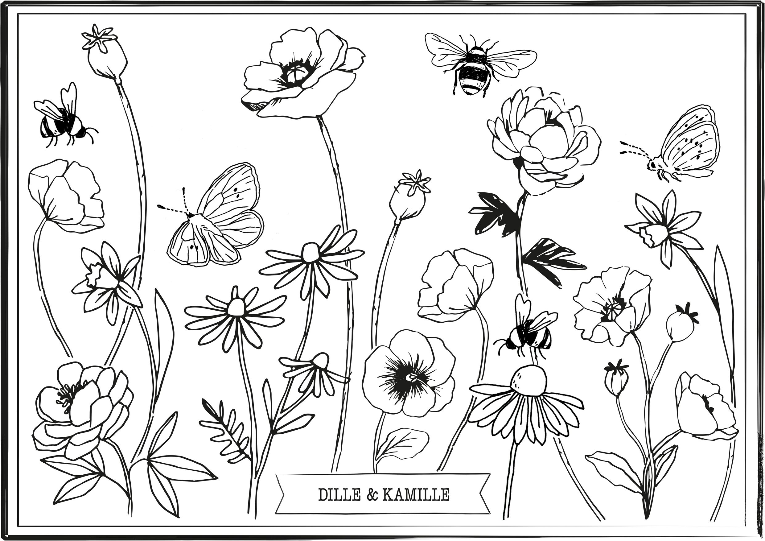 kleurplaat Lente kleurplaat Lente