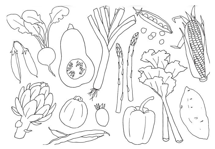 kleurplaat Groentefeest kleurplaat Groentefeest